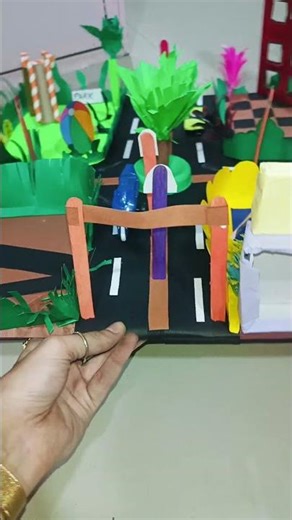 Road Safety signs school project for science exhibition #shorts