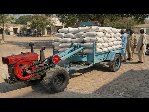 Amazing Homemade Tractor That Lifts 3 Tons | 100 Year Old Technology Still Powerful