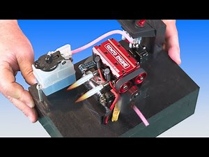 RC Nitro miniature engine DIY build and test | Semto motor | Toyan engine kit