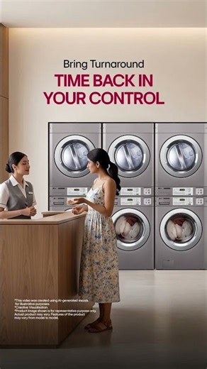 How LG Commercial Washing Machines Deliver Faster Laundry Turnaround | LG India​