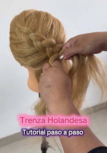 Tutorial de Trenzas Holandesa Paso a Paso
