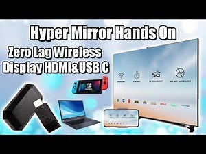 Hyper Mirror Review Zero Lag Wireless Display HDMI & USB C It Actually Works!