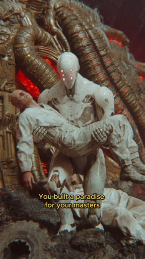 Zack London on Instagram: "Abundance Engine⁣ Lost Cycle of Humanity 03⁣ CALIRUS REACH, 795,000 BCE⁣ ⁣ The ruling elites of Calirus Reach develop autonomous systems to manage the planet’s resources and industries, assuring the working class that all citizens would prosper from these newfound technologies. Instead, automation renders the masses obsolete, severing them from the economy and leaving them to starve in the shadows of abundance. ⁣ __________________________⁣ ⁣ About This Series:⁣ Across