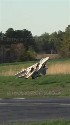 Two Brothers Radio Control on Instagram: "F-14 Tomcats excel at high alpha passes with the wings swept. At this scale, they become delta wings, allowing you to abuse high angles of attack with almost no repercussions so long as the vertical tails aren't blanked out by the wings and fuselage. Afterburners by @kmrcmodel #aviation #rc #rcplane #f14 #tomcat"