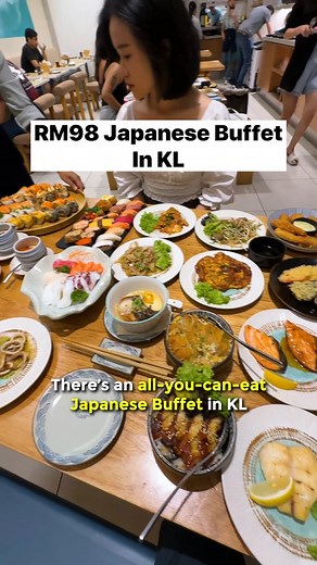 2.1K views · 3K reactions | All-You-Can-Eat Japanese Buffet in KL for RM98  There's over 100 items like Sashimi, Sushi, Teppanyaki, Donburi, Oden & more! Enjoy unlimited oysters & free flow sake 寧 (add on RM20) Hama Japanese Dining, Plaza Arkadia ⏰ 12pm-3pm, 5:30pm-11pm (Daily) *non-halal | KL Foodie | Facebook