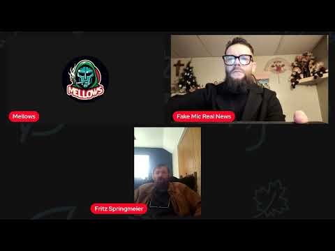 Fritz Springmeier with Fake Mic Real News Host Will Turbitt