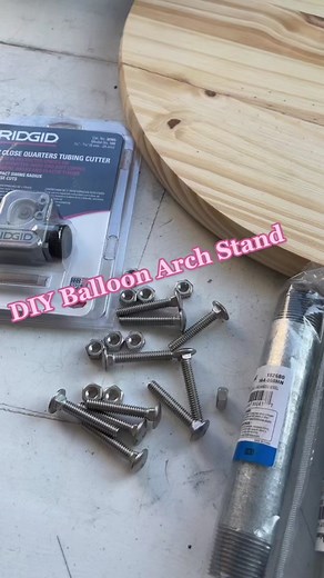 DIY Balloon 🎈Arch Stand 🛠#balloonsdecoration #balloonarchdiy #balloonarchtutorial #balloons #balloondecor #fyp #fypシ #partydecor #balloongarland