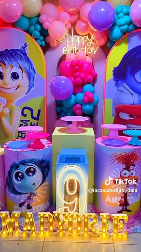 Decoración y Fiesta Temática de Intensamente 2