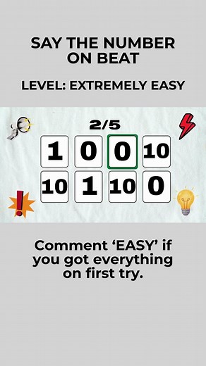 Say the number on beat challenge #games #challenge #fun