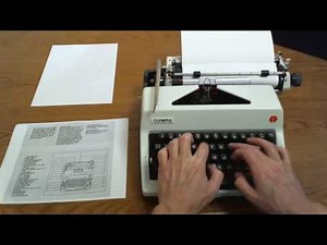 Olympia SM 9 Typewriter