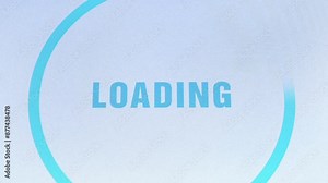 Loading Screen On Computer Screen