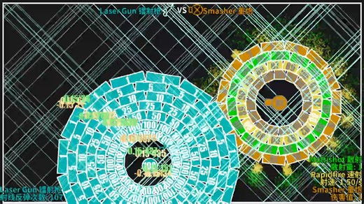 【武器对决-FrickTX】镭射枪VS散射速射重炮