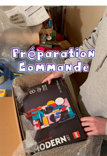 Petite préparation d’une commande 📦 #pourtoi #lego #commande