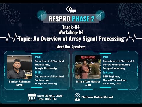 An Overview of Array Signal Processing | ResPro Phase 2 | IEEE CUET SB