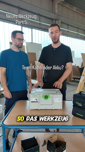 1.4K views | Bist du Team Akku oder Kabel? #festool #schlagbohrer #werkzeug #tischler | ISI mobili - Maßmöbel zum Bestpreis | Facebook