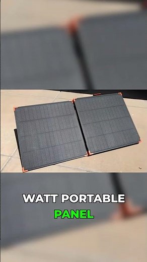 This solar panel folding trick changes everything #solarpowerstation #rvlife #shorts