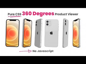 Pure CSS 360 Degrees Product Viewer | 360 degree image rotation in html5 & CSS Only