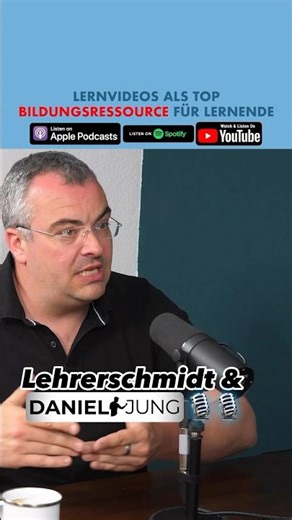 Lehrerschmidt & Daniel Jung 🎙️: Lernvideos richtig nutzen 🎬👌