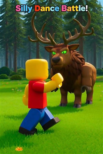 Roblox avatar dancing emotes in base to distract monsters