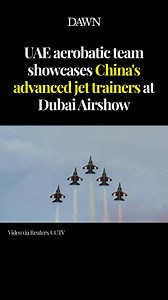 The national aerobatic display team of the United Arab Emirates (UAE) unveiled the impressive aerial performance capabilities of a new fleet of Chinese-developed advanced trainers as the Dubai Airshow 2025 got underway on Monday. The five-day event, which is being held under the theme "The Future Is Here," has drawn more than 1,500 exhibitors, including 440 first-time participants. Over 200 aircraft are on display, from commercial, military, and private jets to unmanned aerial vehicles (UAVs) an
