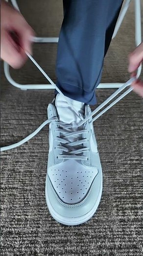ナイキダンクローのカッコイイ結び方！🤩⚡️👟 #asmr #ダンクロー #スニーカー #Dunklow #Nike #nikedunklow #靴紐の結び方 #ナイキ