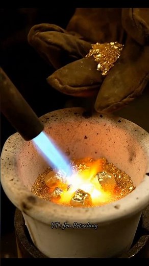 From Raw Ore to Pure Gold Bar | Gold Extraction Process #GoldExtraction #GoldBar #PureGold
