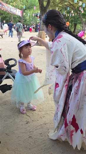 👶🏻씩씩한 떠우의 굴욕적인 "네" (한국민속촌 나들이)