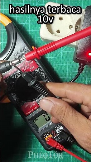 Cara ukur tegangan DC dengan clamp meter digital DT-266 #clampmeter #voltage #tangampere #fyp