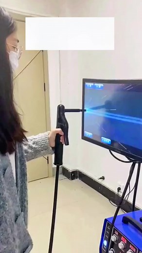 Inspecting Flat-Screen Monitors with Handheld Device