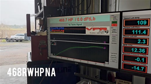 Finally got the BluePrint Engines 454sbc on a hub dyno over VPR Auto with the 150shot of nitrous and it made 586rwhp & 468rwhp NA This is how its driven with the aircleaner fitted and bonnet down, the nitrous is going really rich above 6000rpm near the end which is stoping it making 600 but it is likely just the resticted underbonnet aircleaner setup which I cant do anything about. | MCFRY