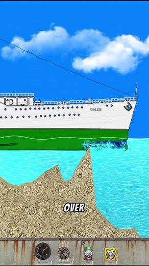 Fishing ship VS spikes! #neotastic #floatingsandbox #gaming #northsea