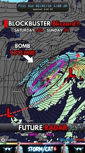 ⚠️Weather Models are starting to LOCK IN on a potential BLOCKBUSTER BLIZZARD for parts of the East Coast this weekend. ❄️ We could be talking EPIC Snow combined with HOWLING winds, creating true blizzard conditions, especially across North and South Carolina, and possibly parts of the Northeast. ❓But here's the catch - there is still A LOT of uncertainty. This Storm could track just far enough offshore to keep the heaviest impacts out to sea. 🌀 This threat comes from a rapidly intensifying Bomb