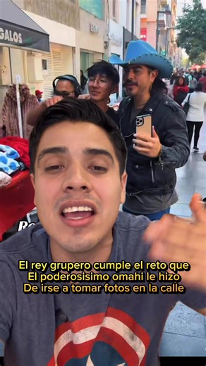 65K views · 3.7K reactions | El rey grupero cumple el reto que El poderosisimo omahi le hizo De irse a tomar fotos en la calle | Exar Morales | Facebook