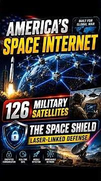 America's New Military Internet in Space! 🚀 126 Satellites Could Change Warfare Forever