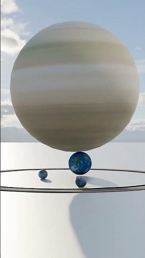 planet bouncing | Solar System Planet Size Comparison 3D #animation #3danimation #solarsystem
