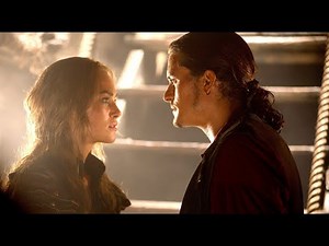 Pirates of the Caribbean: Elizabeth and Will Turner First Kissing Scene | Epic Romantic Moment