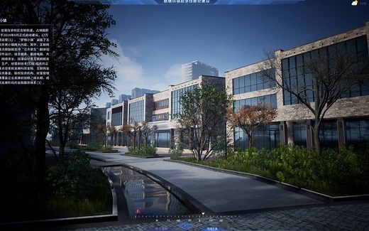 UE4园区可视化案例_智慧城市_数字孪生