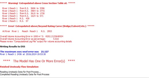 How to fix HEC-RAS error for unsteady flow simulations | Mohammad Mohsin posted on the topic | LinkedIn