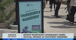 Detroit's Southwest Greenway opens to the public