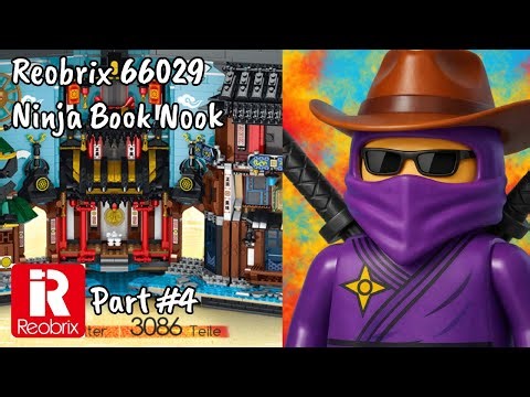 🔴 Reobrix Ninja World Book Nook Build-together #RB66029 Part #4