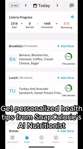 Get a Personalized AI Nutritionist!