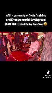 101K views · 2.1K reactions | AAM University of Skills Training and Entrepreneurial Development Leading by its name 朗 #Innovation #Technology #Entrepreneurship #Creativity #AAMUSTED #Skills #SkillsTraining #SkillsDevelopment #EntrepreneurialDevelopment #Wood #Construction #Hospitality #Fashion #ypfッ #tiktoknews #tiktokghana #viral #Ghana #Kumasi #University #TheDUAH #DrDuah #viraltiktok #Youth | Dr. Evans Duah | Facebook
