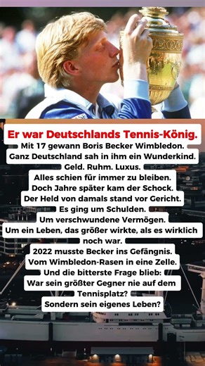 Boris Becker: Vom Wimbledon-Wunderkind ins Gefängnis – sein größter Gegner war er selbst