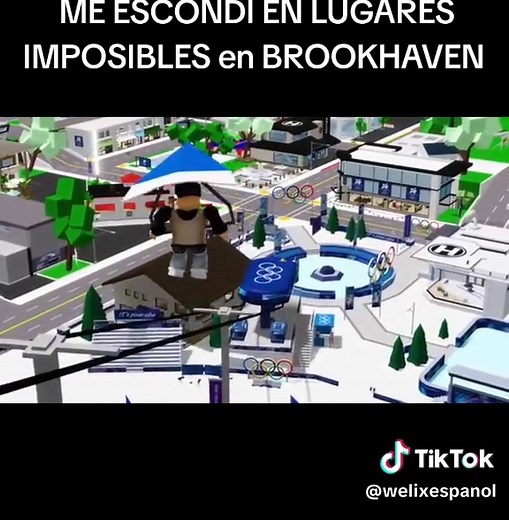 ME ESCONDÍ EN LUGARES IMPOSIBLES en BROOKHAVEN #welix #brookhaven #roblox
