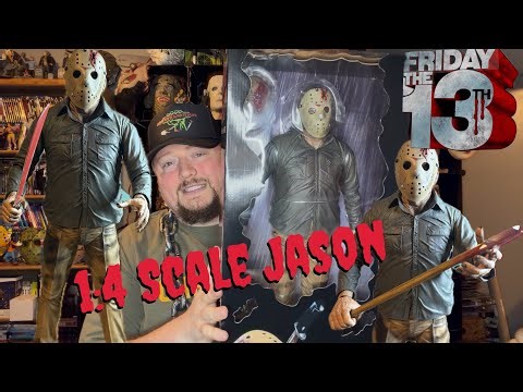 NECA - Friday the 13th - 1:4 Scale Jason Voorhees - Action Figure Review 🪓🔪