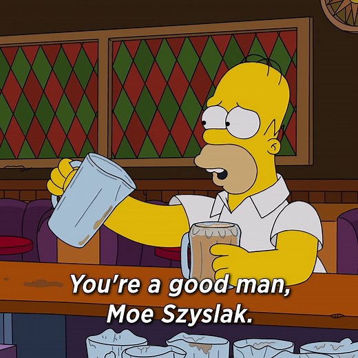 661K views · 18K reactions | When did Homer go from an up-and-comer to a guy that drinks other people's beer? | The Simpsons | Facebook