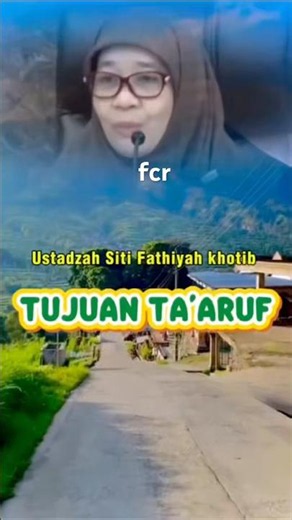 The purpose of taaruf