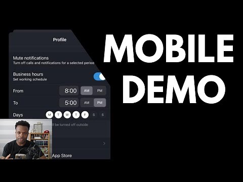 How to Use 8x8 Work Mobile App