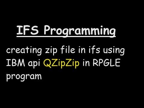 creating zip file in ifs using IBM api QZipZip in RPGLE program