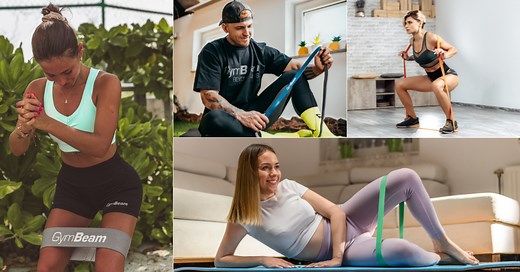 30 cviků s posilovací gumou na celé tělo  - GymBeam Blog